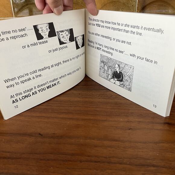 Some Do's and Dont's of Sight Reading for Actors at Audition 1992 Nina Finburgh - Picture 6 of 10